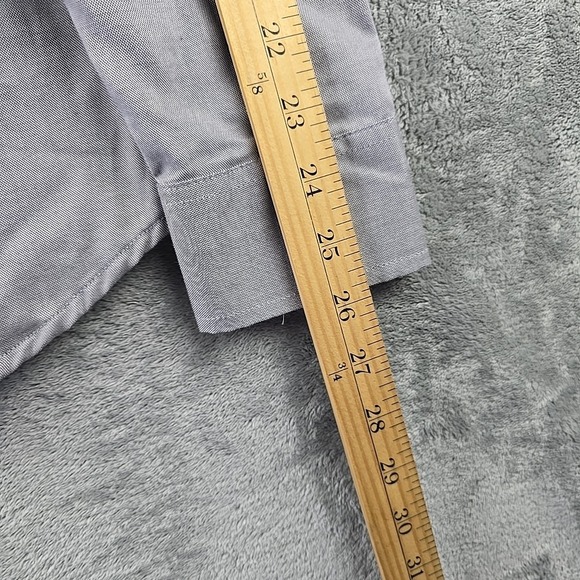 Armani Exchange Slim Fit Dress Shirt Mens Size Small Gray Collared Button Up - Picture 8 of 9